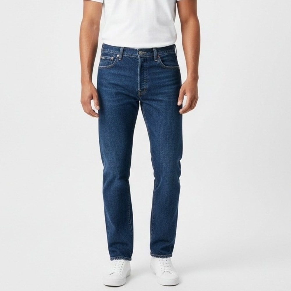 Levi Strauss‎ 501 XX  Button Fly Denim Jeans Men 38x30 Straight Leg Original Fit